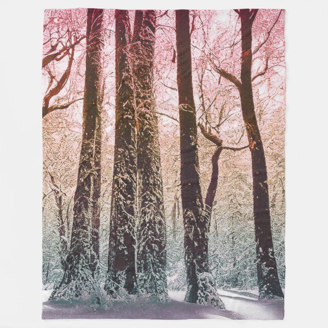 SCHNEEWALDNATUR FLEECEDECKE (Vorderseite)