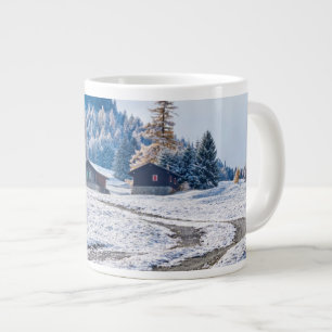 Schneeweg, Europäische Alpen Jumbo-Tasse