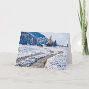 Schneeweg, Europäische Alpen Karte