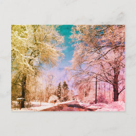 Schneeweg Vermont 1 Postkarte