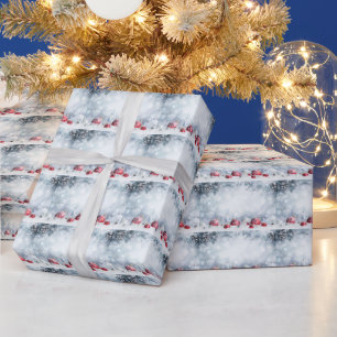 Schneeweihnacht Geschenkpapier