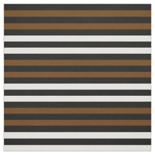 Schneeweiß, Cocobraun, schwarz, schwarz, schwarz Stoff