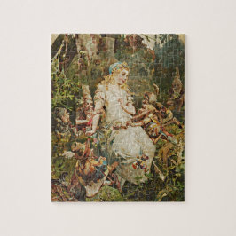 Schneeweißmärchen-Illustration Puzzle