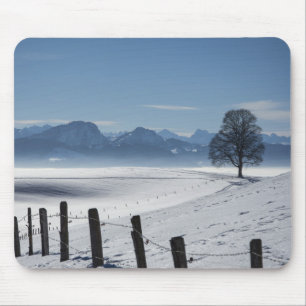 Schneewinterland Landschaft Foto Mousepad