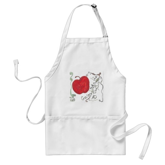 Schneewittchen-Apfel Schürze (Vorne)