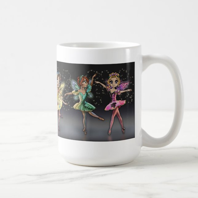 Schneewittchen-Ballett-Fee-Tasse Kaffeetasse (Rechts)