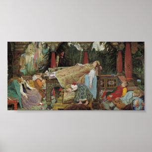 Schneewittchen im Pavillon Poster