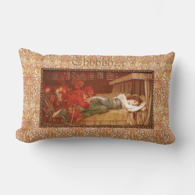 Schneewittchen-Kissen Lendenkissen (Vorderseite)