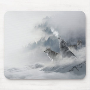 Schneewolf Mousepad