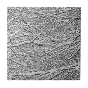 Schneezweige Fliese