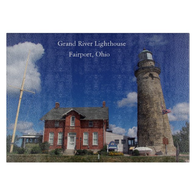 Schneidbrett des Grand River Lighthouse Schneidebrett (Vorderseite)