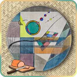 SCHNEIDBRETT - "Grün" - Ein Abstrakt von Kandinsky Schneidebrett