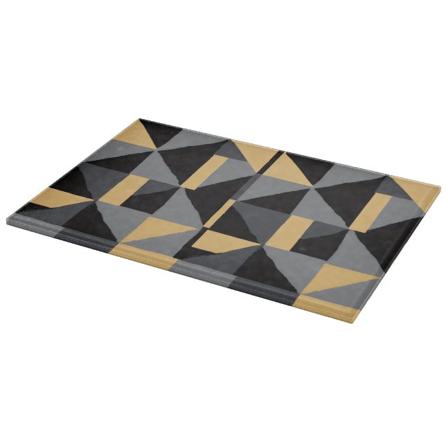 Schneidbrett – Moderne Geometrie Schneidebrett (Ecke)