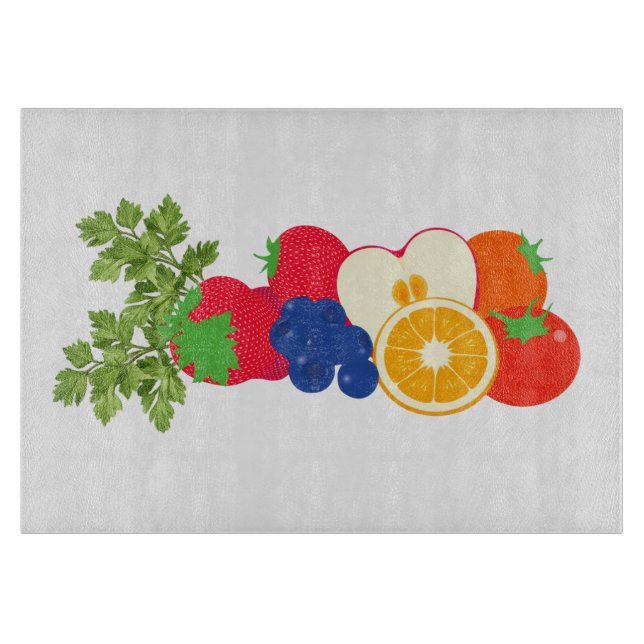 Schneidbrett Schneidebrett (Vorderseite)