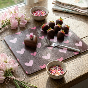 Schneidbrett Sweetheart Glas Schneidebrett