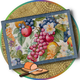 SCHNEIDBRETT - Überzogen mit farbenfrohem Obst Schneidebrett