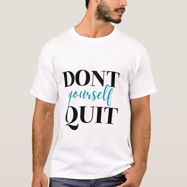 Schneide dich nicht selbst tshirt  (Vorderseite)