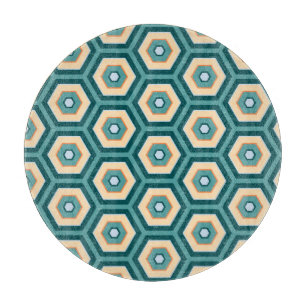 Schneidebrett - Honeycomb Muster