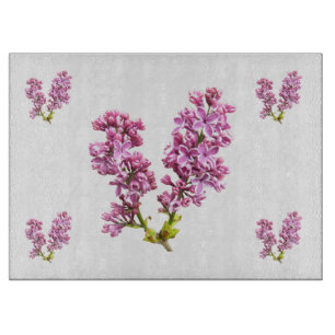 Schneidebrett - Lilac-Blüten