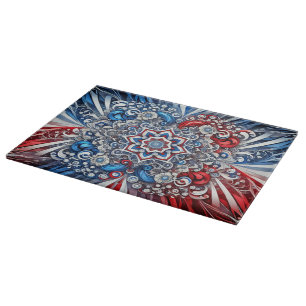 Schneidebrett mit französischem Farbdesign