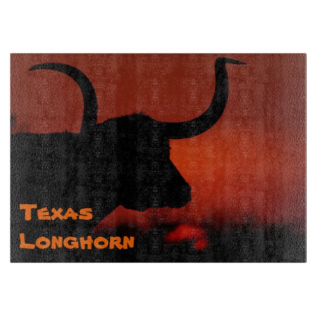 Schneidebrett Texas Longhorn (Vorderseite)