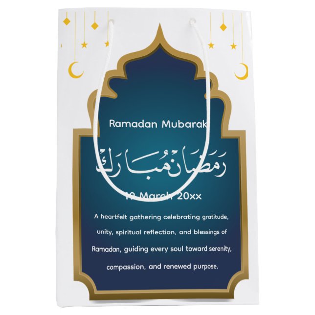 Schneiden Eid Mubara Mittlere Geschenktüte (Vorderseite)