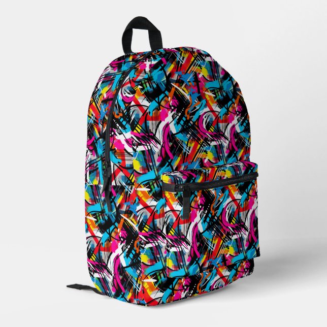 Schneiden & Nähen Bedruckter Rucksack (Rückseitige Ecke links)
