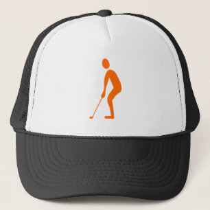 Schneiden - Orange Truckerkappe