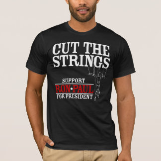 Schneiden Sie das Schnur-Ron Paul Shirt