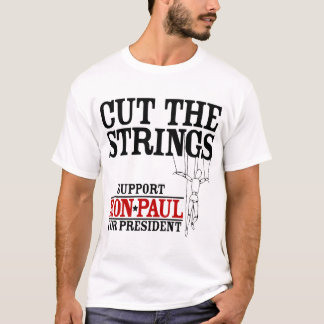 Schneiden Sie das Schnur-Ron Paul Shirt