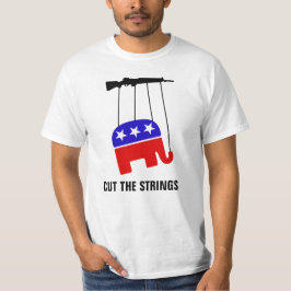 "Schneiden Sie die Schnur-" T-Shirt