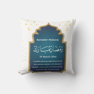 Schneiden Sie Eid Mubarak Kissen