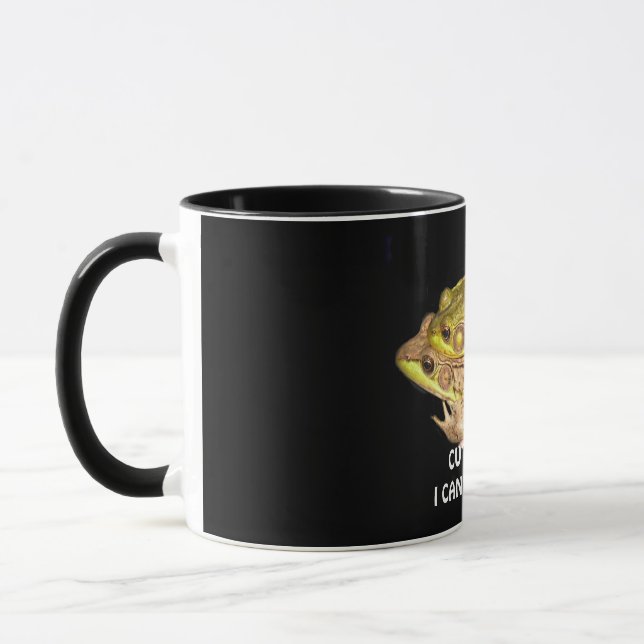 Schneiden Sie es aus! Ich kann Frosch-Tasse nicht Tasse (Links)