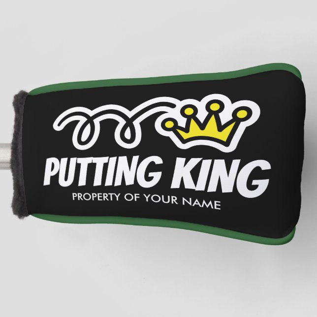 Schneiden Sie King Funny maßgeschneidertes Golftap Golf Headcover (Vorderseite)