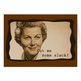 Schneiden Sie mich irgendein Durchhang