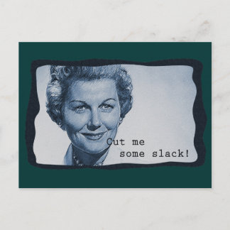 Schneiden Sie mir ein bisschen Postkarte