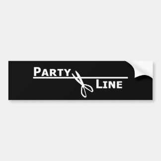Schneiden Sie Party-Linien Autoaufkleber