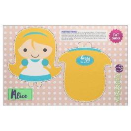 Schneiden Sie u. nähen Sie Alicen im Wunderland - Stoff