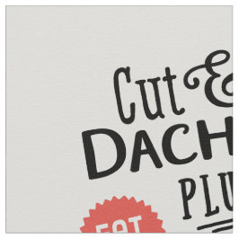 Schneiden Sie u. nähen Sie Dackel-Gewebe - Plüsch Stoff