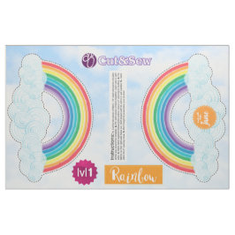 Schneiden Sie u. nähen Sie Regenbogen - einfaches Stoff