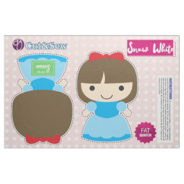 Schneiden Sie u. nähen Sie Schneewittchen - Stoff