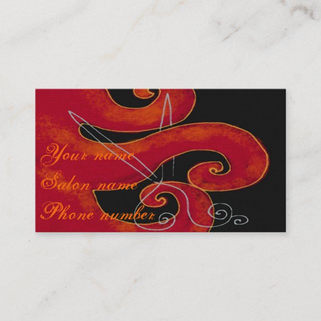 Schneiden Terminkarte (Vorderseite)