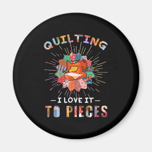 Schneiden und Nähen, ich Liebe es an Stücke Magnet