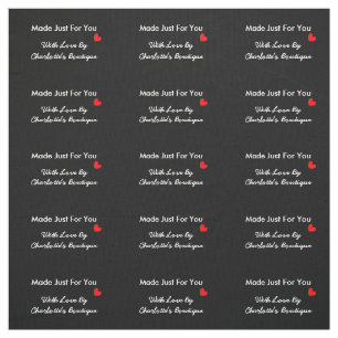 Schneiden und Nähen von Handwerkszeug, Nähetikette Stoff