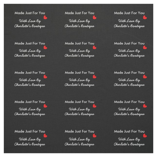 Schneiden und Nähen von Handwerkszeug, Nähetikette Stoff (Muster)