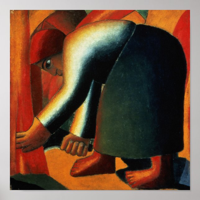 Schneiden von Frauen, c.1900 Poster (Vorne)