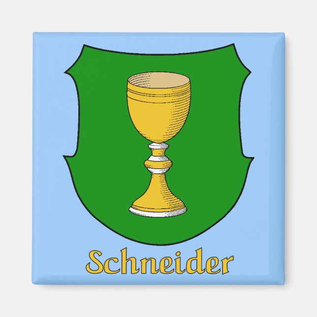 Schneider Family Shield Magnet (Vorne)