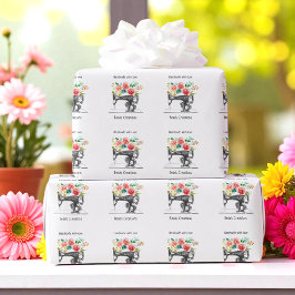 Schneider-Schneider-Geschäft für SchwarzNähmaschin Geschenkpapier