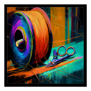 Schneider, Seamstress Poster passt zur Visitenkart