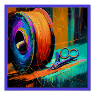 Schneider, Seamstress Poster passt zur Visitenkart